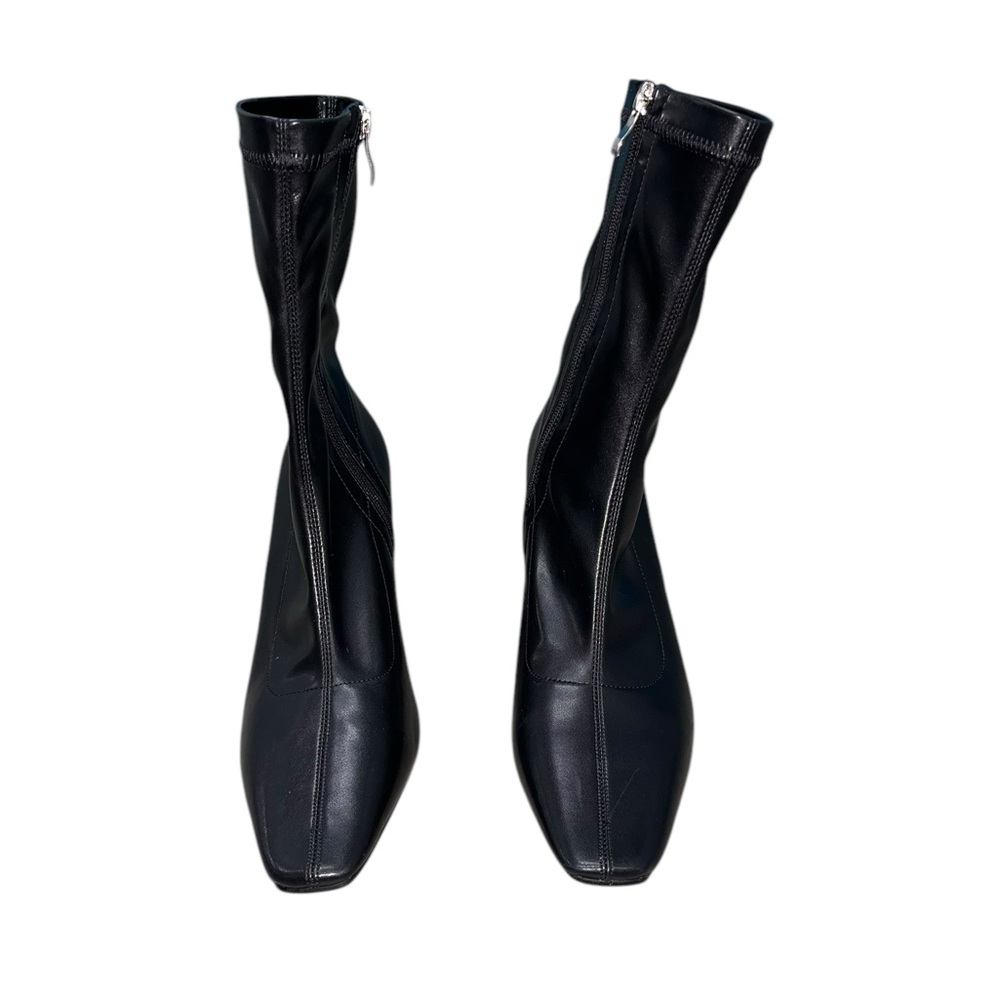 Taepusr Black Ankle Booties NWOB - Picture 5 of 11